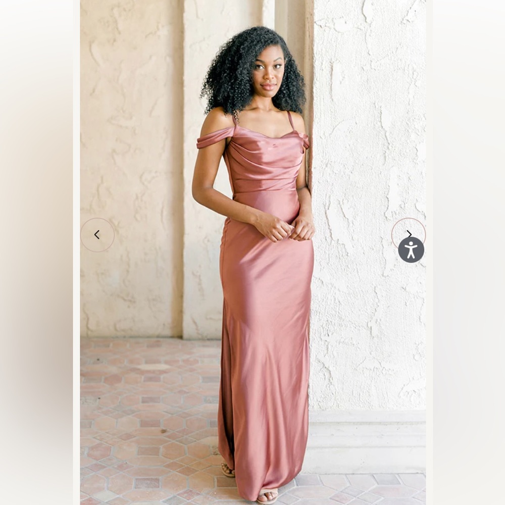 Lilac Revelry Satin Sienna Dress